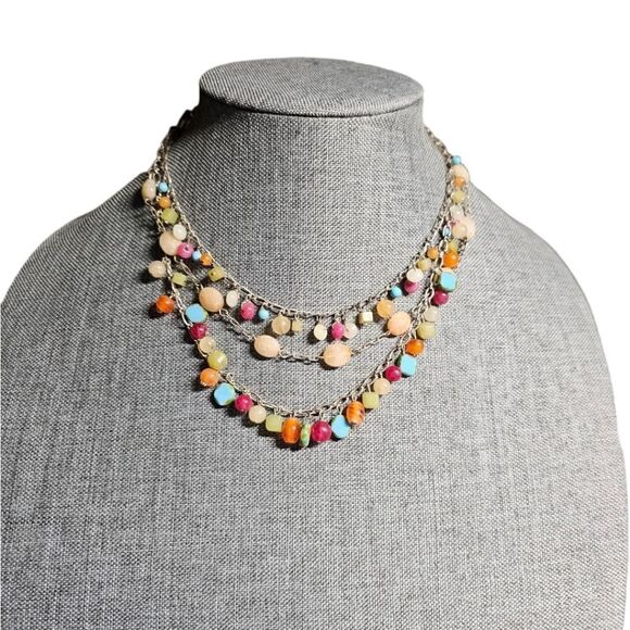 Vintage Carnival Cascade Dangle Necklace - Picture 6 of 12